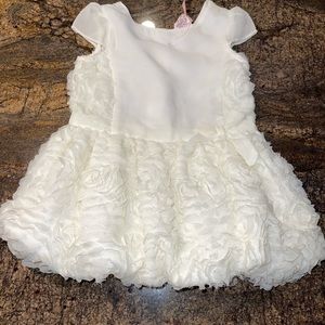 Jillian's Closet cream color bubble‎ dress 24 M